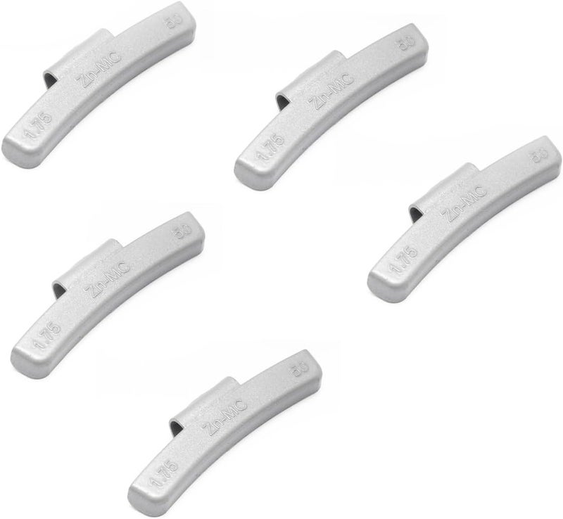 CKAuto MC Style Zinc Clip on Wheel Weights, 1.75oz, Coated, 25 Pcs/Box for Aluminum Rims - Image 3